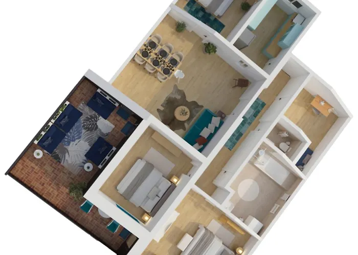Alpenglueck - Stylisches Dachgeschoss-apartment Mit Bergblick, Grosser Balkon & 3 Schlafzimmern Lägenhet *